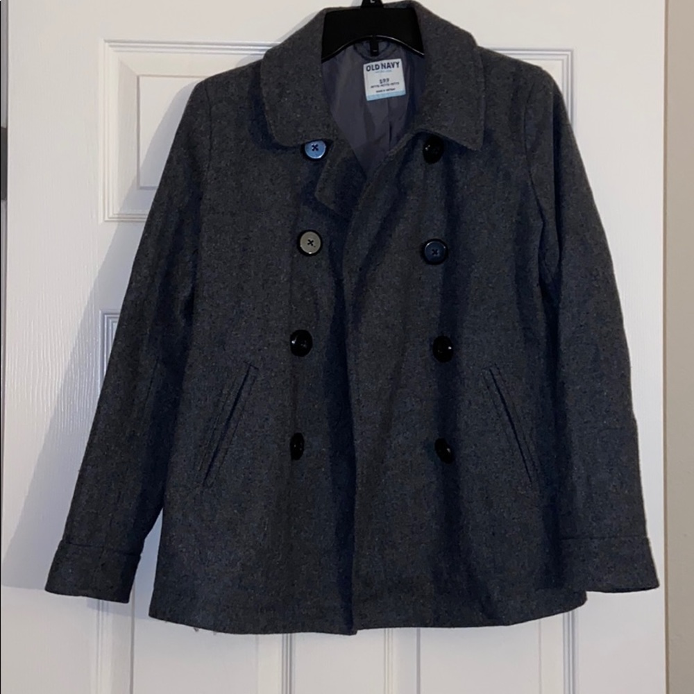 EUC Gray Wool Peacoat